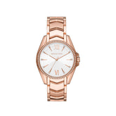 Michael Kors Women’s Quartz Stainless Steel White Dial 38mm Watch MK6694